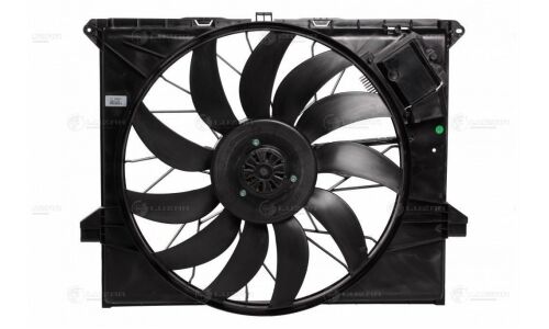 Вентилятор охлаждения радиатора Luzar, с кожухом, для Mercedes-Benz ML W164, арт. LFK 15164