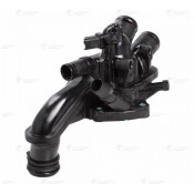 Термостат Luzar, для Peugeot 308, Citroen C4, «быстросъём» и два датчика, с корпусом, арт. LT 2070