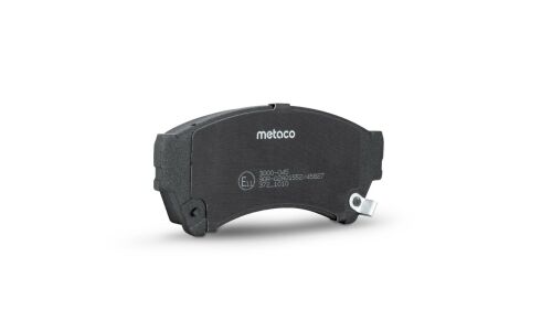 Колодки тормозные дисковые Metaco, передние, комплект на ось (4 шт), арт. 3000-045