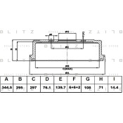Барабан тормозной Blitz, арт. BT0145