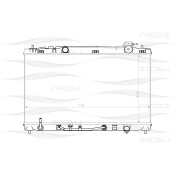 Радиатор охлаждения двигателя Free-Z, арт. KK0193