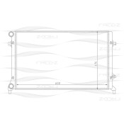 Радиатор охлаждения двигателя Free-Z, арт. KK0207