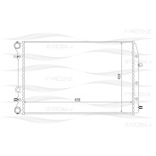 Радиатор охлаждения двигателя Free-Z, арт. KK0206