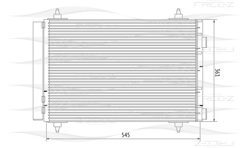 Радиатор кондиционера FREE-Z, арт. KC0254