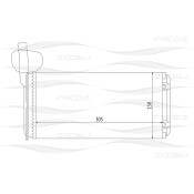 Радиатор отопителя FREE-Z, арт. KW0250