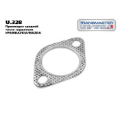 Прокладка выхлопной трубы Transmaster Universal, паронитовая металлосодержащая, арт. U.328