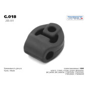 Крепление выхлопной трубы Transmaster Universal, резина, арт. G.018