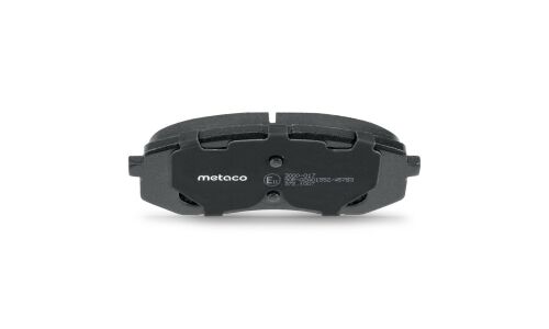 Колодки тормозные дисковые Metaco, передние, комплект на ось (4 шт), арт. 3000-017