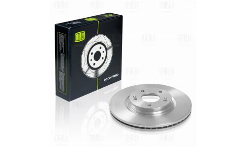 Диск тормозной Trialli, передний, арт. DF 073401