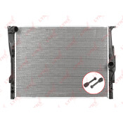 Радиатор охлаждения двигателя LYNXauto, паяный, арт. RB-2069