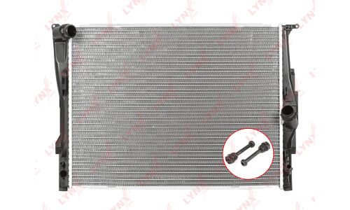 Радиатор охлаждения двигателя LYNXauto, паяный, арт. RB-2069