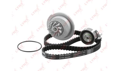 Комплект для замены ремня ГРМ LYNXauto (+помпа), арт. PW-1003