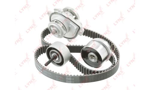 Ремень ГРМ LYNXauto с водяным насосом, комплект, арт. PW-1238
