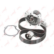 Ремень ГРМ LYNXauto с водяным насосом, комплект, арт. PW-1291