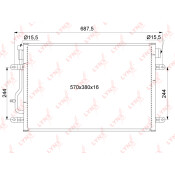 Радиатор кондиционера LYNXauto, арт. RC-0133