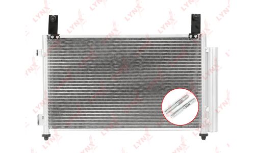 Радиатор кондиционера LYNXauto с осушителем, арт. RC-0030