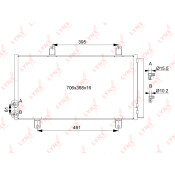 Радиатор кондиционера LYNXauto с осушителем, арт. RC-0104