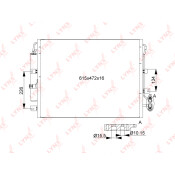 Радиатор кондиционера LYNXauto с осушителем, арт. RC-0149