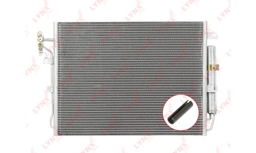 Радиатор кондиционера LYNXauto с осушителем, арт. RC-0149