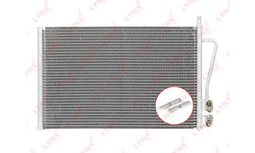 Радиатор кондиционера LYNXauto, арт. RC-0231