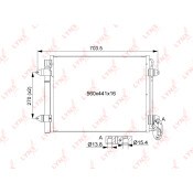 Радиатор кондиционера LYNXauto с осушителем, арт. RC-0526