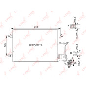 Радиатор кондиционера LYNXauto, арт. RC-0126