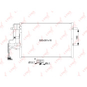 Радиатор кондиционера LYNXauto с осушителем, арт. RC-0369