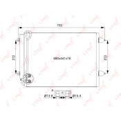 Радиатор кондиционера LYNXauto с осушителем, арт. RC-0106