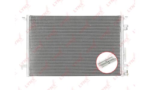 Радиатор кондиционера LYNXauto, арт. RC-0386