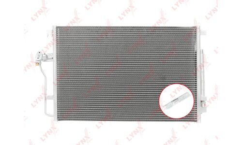 Радиатор кондиционера LYNXauto с осушителем, арт. RC-0109