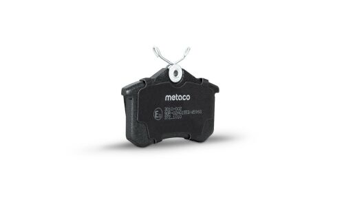 Колодки тормозные дисковые Metaco, задние, комплект на ось (4 шт), арт. 3010-002