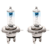 Лампа галогенная Bosch Ultra White H4 (P43t, T16), 12В, 60/55Вт, 4200К, комплект 2 шт, арт. 1 987 301 181