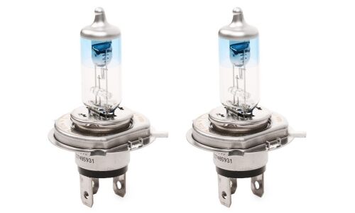 Лампа галогенная Bosch Ultra White H4 (P43t, T16), 12В, 60/55Вт, 4200К, комплект 2 шт, арт. 1 987 301 181