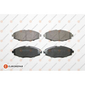 Колодки тормозные дисковые Eurorepar, передние, комплект на ось (4 шт), арт. 1617261680