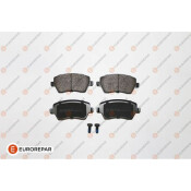 Колодки тормозные дисковые Eurorepar, передние, комплект на ось (4 шт), арт. 1617266380