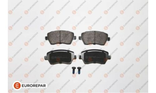 Колодки тормозные дисковые Eurorepar, передние, комплект на ось (4 шт), арт. 1617266380