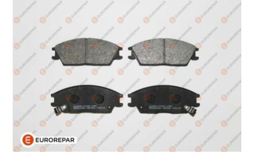 Колодки тормозные дисковые Eurorepar, передние, комплект на ось (4 шт), арт. 1617284380
