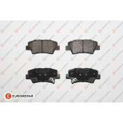 Колодки тормозные дисковые Eurorepar, передние, комплект на ось (4 шт), арт. 1617285080