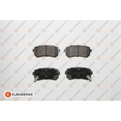 Колодки тормозные дисковые Eurorepar, задние, комплект на ось (4 шт), арт. 1617285180