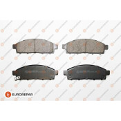 Колодки тормозные дисковые Eurorepar, передние, комплект на ось (4 шт), арт. 1617285380