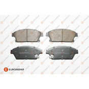 Колодки тормозные дисковые Eurorepar, передние, комплект на ось (4 шт), арт. 1617287280