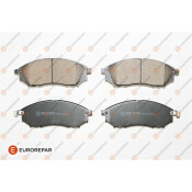 Колодки тормозные дисковые Eurorepar, передние, комплект на ось (4 шт), арт. 1623055380