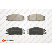 Колодки тормозные дисковые Eurorepar, передние, комплект на ось (4 шт), арт. 1623059480