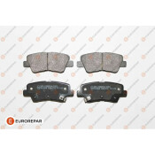 Колодки тормозные дисковые Eurorepar, задние, комплект на ось (4 шт), арт. 1623063980