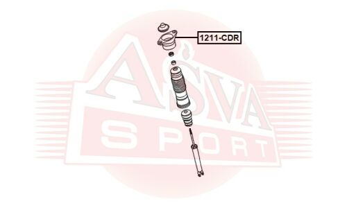 Опора амортизатора Asva, задняя, правая/левая, арт. 1211-CDR