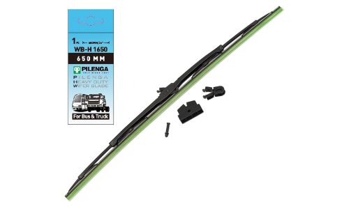 Щётка стеклоочистителя Pilenga 650мм (26") каркасная, всесезонная, крепление J-Hook, 1 шт, арт. WB-H 1650