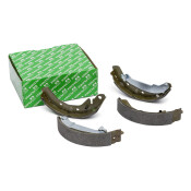 Колодки тормозные барабанные Pilenga, комплект на ось (4 шт), арт. BS-P 1101