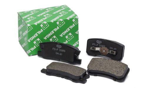 Колодки тормозные дисковые Pilenga, задние, комплект на ось (4 шт), арт. FD-P 3309