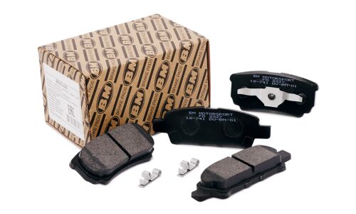 Колодки тормозные дисковые BM, задние, комплект на ось (4 шт), арт. FD 3327