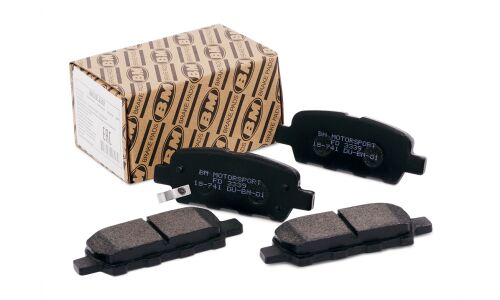 Колодки тормозные дисковые BM, задние, комплект на ось (4 шт), арт. FD 3339